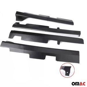 Honda Civic Side Skirts - Omac - Black - '16-'21